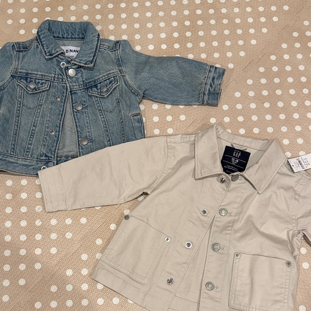All-Seasons Girls’ Jackets Grow-With-Me Set (6-12, 12-18M)